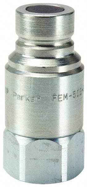 Parker - 1- 11-1/2 NPSF Steel Hydraulic Hose Female Pipe Thread Nipple - 2,900 psi - All Tool & Supply