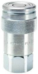 Parker - 1-1/16-12 SAE Steel Hydraulic Hose Female Straight Thread Coupler & No Lock Fitting - 3,625 psi - All Tool & Supply