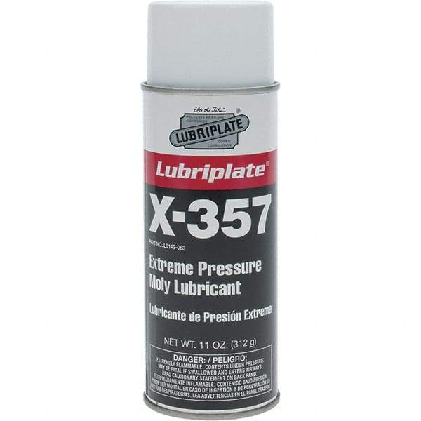 Lubriplate - 11 oz Aerosol Lithium Extreme Pressure Grease - Black, Extreme Pressure, 250°F Max Temp, NLGIG 1, - All Tool & Supply