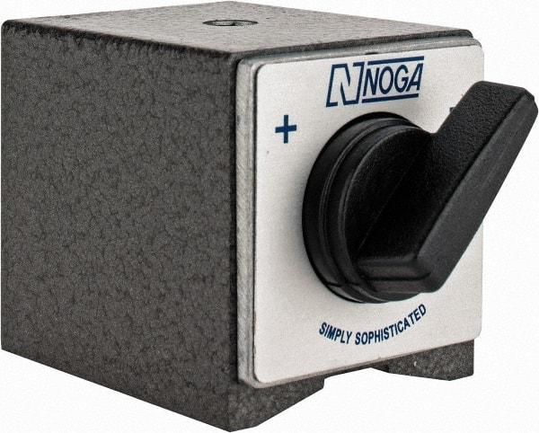 Noga - 60mm Long x 50mm Wide x 55mm High Magnetic Indicator Base with On/Off Switch - 176 Lb Magnetic Pull - All Tool & Supply