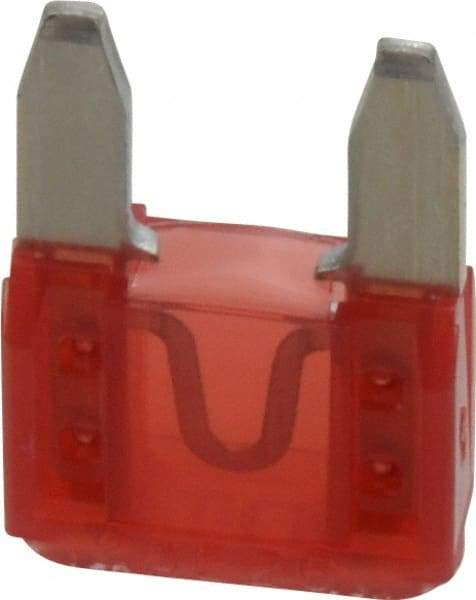 Cooper Bussmann - 10 Amp, 32 VDC, Bussmann ATM-10, Fast Acting Automotive Fuse - 0.43" Long, Red, Littlefuse MIN010, Ferraz Shawmut AF2-10 - All Tool & Supply