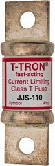 Cooper Bussmann - 600 VAC, 110 Amp, Fast-Acting General Purpose Fuse - Bolt-on Mount, 3-1/4" OAL, 200 at AC (RMS) kA Rating, 7/8" Diam - All Tool & Supply