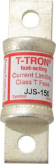 Cooper Bussmann - 600 VAC, 150 Amp, Fast-Acting General Purpose Fuse - Bolt-on Mount, 3-1/4" OAL, 200 at AC (RMS) kA Rating, 7/8" Diam - All Tool & Supply