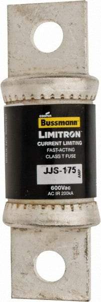 Cooper Bussmann - 600 VAC, 175 Amp, Fast-Acting General Purpose Fuse - Bolt-on Mount, 3-1/4" OAL, 200 at AC (RMS) kA Rating, 7/8" Diam - All Tool & Supply