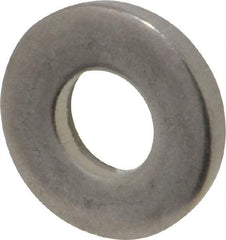 Gibraltar - 1/4" Screw, Grade 18-8 Stainless Steel Standard Flat Washer - 9/32" ID x 5/8" OD, 1/8" Thick, Plain Finish - All Tool & Supply