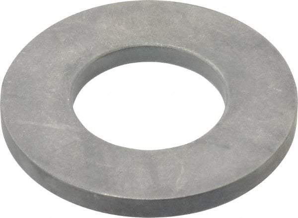 Gibraltar - 1" Screw, Grade 18-8 Stainless Steel Standard Flat Washer - 1-1/32" ID x 2" OD, 3/16" Thick, Plain Finish - All Tool & Supply