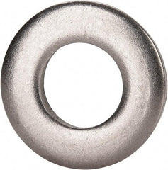 Gibraltar - 3/8" Screw, Grade 18-8 Stainless Steel Extra Thick Flat Washer - 13/32" ID x 13/16" OD, 1/8" Thick, Plain Finish - All Tool & Supply