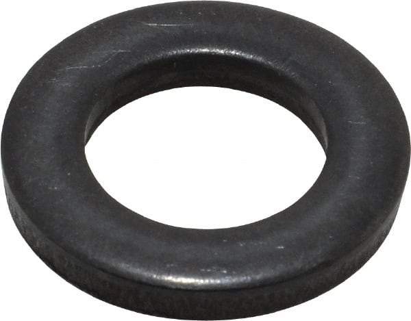 Gibraltar - M12 Screw, Grade 1010 Case Hardened Steel Extra Thick Flat Washer - 13mm ID x 22mm OD, 3mm Thick, Black Oxide Finish - All Tool & Supply