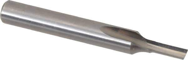 Onsrud - 1/8" Diam, 1/4" Shank Diam, 5/16" Length of Cut, 1 Flute Single Edge Straight Router Bit - 2" Overall Length, Right Hand Cut, Solid Carbide - All Tool & Supply