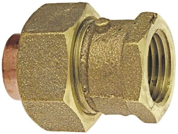 NIBCO - 2-1/2" Cast Copper Pipe Union - C x F, Pressure Fitting - All Tool & Supply