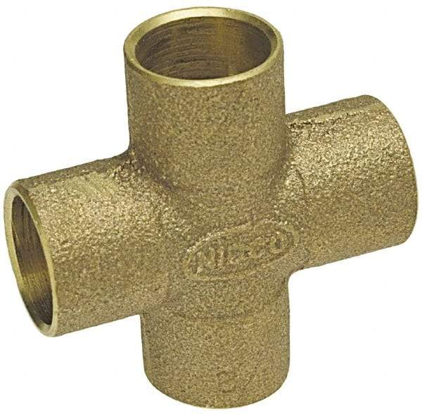 NIBCO - 2-1/2" Cast Copper Pipe Cross - C x C x C x C, Pressure Fitting - All Tool & Supply