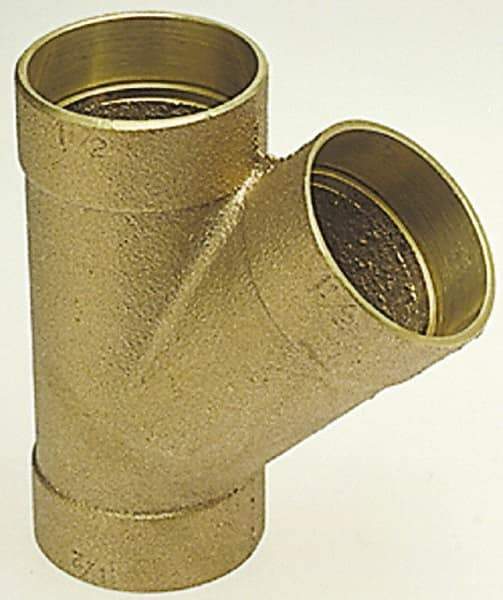 NIBCO - 2 x 1-1/2 x 1-1/2", Cast Copper Drain, Waste & Vent Pipe - C x C x C - All Tool & Supply