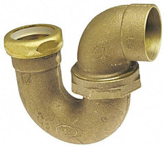 NIBCO - 1-1/2", Cast Copper Drain, Waste & Vent Pipe P Trap with Union Joint - C x SJ - All Tool & Supply