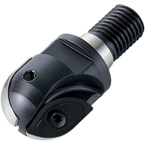 Walter - 1-1/4" Cut Diam, 0.98" Max Depth of Cut, 1.102" Shank Diam, Indexable Ball Nose End Mill - 1.58" Head Length, Modular Connection, F2339 Toolholder, XDMT 2506159 R Insert - All Tool & Supply