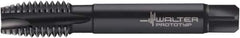 Walter-Titex - 3/8-16 UNC, 4 Flutes, Plug Chamfer, Oxide Finish, Cobalt Spiral Point STI Tap - 3-3/8" OAL, 0.367" Shank Diam, 7/16" Square Length, 0.275" Square Size, 3B Class of Fit, Series A222539 - Exact Industrial Supply