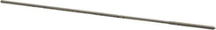 Made in USA - 0.0455" High Speed Steel 4 Flute Chucking Reamer - Straight Flute, 0.039" Straight Shank, 1/2" Flute Length, 2-1/2" OAL - All Tool & Supply