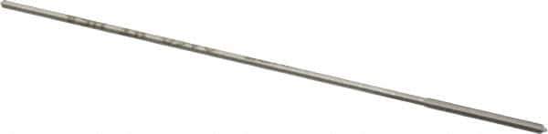 Made in USA - 0.046" High Speed Steel 4 Flute Chucking Reamer - Straight Flute, 0.039" Straight Shank, 1/2" Flute Length, 2-1/2" OAL - All Tool & Supply