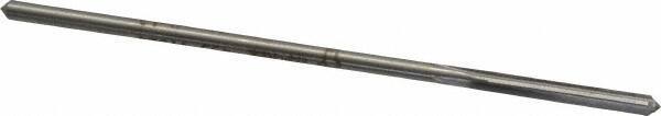 Made in USA - 0.132" High Speed Steel 4 Flute Chucking Reamer - Straight Flute, 0.119" Straight Shank, 7/8" Flute Length, 3-1/2" OAL - All Tool & Supply