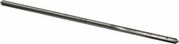 Made in USA - 0.134" High Speed Steel 4 Flute Chucking Reamer - Straight Flute, 0.119" Straight Shank, 7/8" Flute Length, 3-1/2" OAL - All Tool & Supply