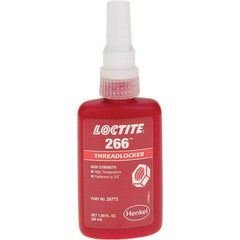 Loctite - 50 mL, Red, High Strength Threadlocker - Series 266 - All Tool & Supply