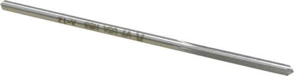 Made in USA - 0.138" High Speed Steel 4 Flute Chucking Reamer - Straight Flute, 0.135" Straight Shank, 1" Flute Length, 4" OAL - All Tool & Supply