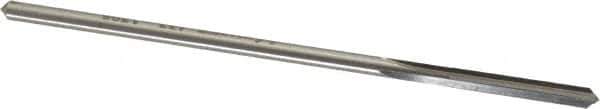 Made in USA - 0.1395" High Speed Steel 4 Flute Chucking Reamer - Straight Flute, 0.135" Straight Shank, 1" Flute Length, 4" OAL - All Tool & Supply