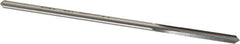 Made in USA - 0.1395" High Speed Steel 4 Flute Chucking Reamer - Straight Flute, 0.135" Straight Shank, 1" Flute Length, 4" OAL - All Tool & Supply