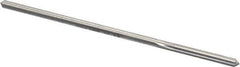 Made in USA - 0.1595" High Speed Steel 6 Flute Chucking Reamer - Straight Flute, 0.153" Straight Shank, 1-1/8" Flute Length, 4-1/2" OAL - All Tool & Supply