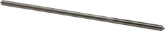 Made in USA - 0.1605" High Speed Steel 6 Flute Chucking Reamer - Straight Flute, 0.153" Straight Shank, 1-1/8" Flute Length, 4-1/2" OAL - All Tool & Supply