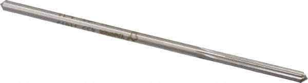 Made in USA - 0.1615" High Speed Steel 6 Flute Chucking Reamer - Straight Flute, 0.153" Straight Shank, 1-1/8" Flute Length, 4-1/2" OAL - All Tool & Supply