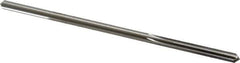 Made in USA - 0.17" High Speed Steel 6 Flute Chucking Reamer - Straight Flute, 0.1595" Straight Shank, 1-1/8" Flute Length, 4-1/2" OAL - All Tool & Supply