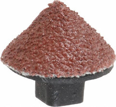 Superior Abrasives - 5/8" Diam 60 Grit 90° Included Angle Cone Center Lap - Aluminum Oxide, Medium Grade, Shank Mounted - All Tool & Supply