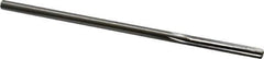 Made in USA - 0.192" High Speed Steel 6 Flute Chucking Reamer - Straight Flute, 0.186" Straight Shank, 1-1/4" Flute Length, 5" OAL - All Tool & Supply