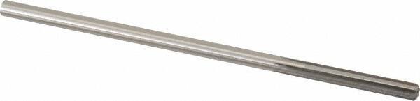 Made in USA - 0.1995" High Speed Steel 6 Flute Chucking Reamer - Straight Flute, 0.1895" Straight Shank, 1-1/4" Flute Length, 5" OAL - All Tool & Supply