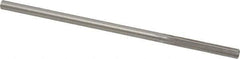 Made in USA - 0.2" High Speed Steel 6 Flute Chucking Reamer - Straight Flute, 0.1895" Straight Shank, 1-1/4" Flute Length, 5" OAL - All Tool & Supply