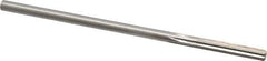 Made in USA - 0.207" High Speed Steel 6 Flute Chucking Reamer - Straight Flute, 0.2016" Straight Shank, 1-1/4" Flute Length, 5" OAL - All Tool & Supply