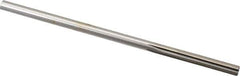 Made in USA - 0.2105" High Speed Steel 6 Flute Chucking Reamer - Straight Flute, 0.2016" Straight Shank, 1-1/4" Flute Length, 5" OAL - All Tool & Supply