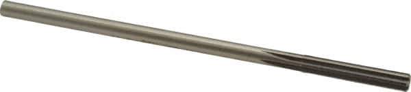 Made in USA - 0.218" High Speed Steel 6 Flute Chucking Reamer - Straight Flute, 0.2075" Straight Shank, 1-1/4" Flute Length, 5" OAL - All Tool & Supply