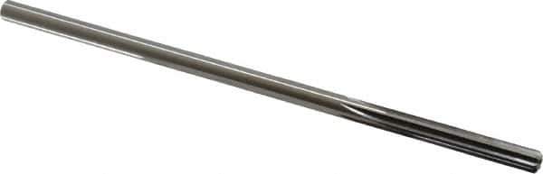 Made in USA - 0.2305" High Speed Steel 6 Flute Chucking Reamer - Straight Flute, 0.2173" Straight Shank, 1-1/2" Flute Length, 6" OAL - All Tool & Supply