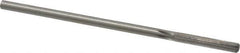 Made in USA - 0.241" High Speed Steel 6 Flute Chucking Reamer - Straight Flute, 0.2329" Straight Shank, 1-1/2" Flute Length, 6" OAL - All Tool & Supply