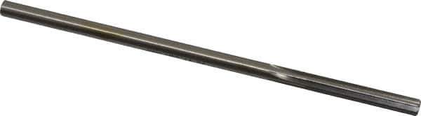 Made in USA - 0.2445" High Speed Steel 6 Flute Chucking Reamer - Straight Flute, 0.2329" Straight Shank, 1-1/2" Flute Length, 6" OAL - All Tool & Supply