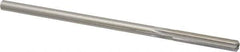 Made in USA - 0.2585" High Speed Steel 6 Flute Chucking Reamer - Straight Flute, 1/4" Straight Shank, 1-1/2" Flute Length, 6" OAL - All Tool & Supply