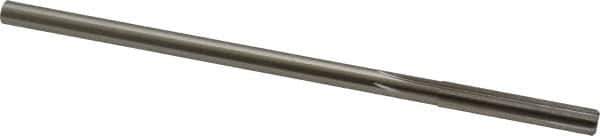 Made in USA - 0.274" High Speed Steel 6 Flute Chucking Reamer - Straight Flute, 1/4" Straight Shank, 1-1/2" Flute Length, 6" OAL - All Tool & Supply