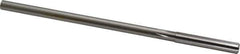 Made in USA - 0.275" High Speed Steel 6 Flute Chucking Reamer - Straight Flute, 1/4" Straight Shank, 1-1/2" Flute Length, 6" OAL - All Tool & Supply