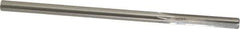 Made in USA - 9/32" High Speed Steel 6 Flute Chucking Reamer - Straight Flute, 1/4" Straight Shank, 1-1/2" Flute Length, 6" OAL - All Tool & Supply