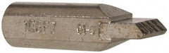 Norton - 1E-F, 7/16" Shank Diam Multi-Point Diamond Dresser - 3/8" Long x 5/16" Thick Head - All Tool & Supply