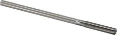 Made in USA - 0.309" High Speed Steel 6 Flute Chucking Reamer - Straight Flute, 0.2792" Straight Shank, 1-1/2" Flute Length, 6" OAL - All Tool & Supply