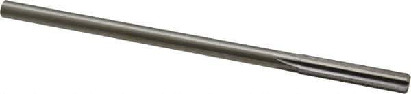 Made in USA - 11/32" High Speed Steel 6 Flute Chucking Reamer - Straight Flute, 0.2792" Straight Shank, 1-1/2" Flute Length, 6" OAL - All Tool & Supply