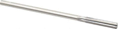 Made in USA - 0.349" High Speed Steel 6 Flute Chucking Reamer - Straight Flute, 0.3105" Straight Shank, 1-3/4" Flute Length, 7" OAL - All Tool & Supply