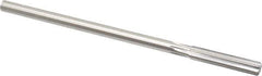 Made in USA - 0.352" High Speed Steel 6 Flute Chucking Reamer - Straight Flute, 0.3105" Straight Shank, 1-3/4" Flute Length, 7" OAL - All Tool & Supply